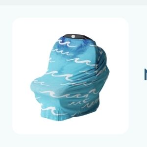 EUC Cocomoon NALU Ocean Waves Bamboo Multi-use Nursing / Car Seat Cover
